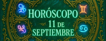Horóscopo para hoy, jueves 11 de septiembre 2025