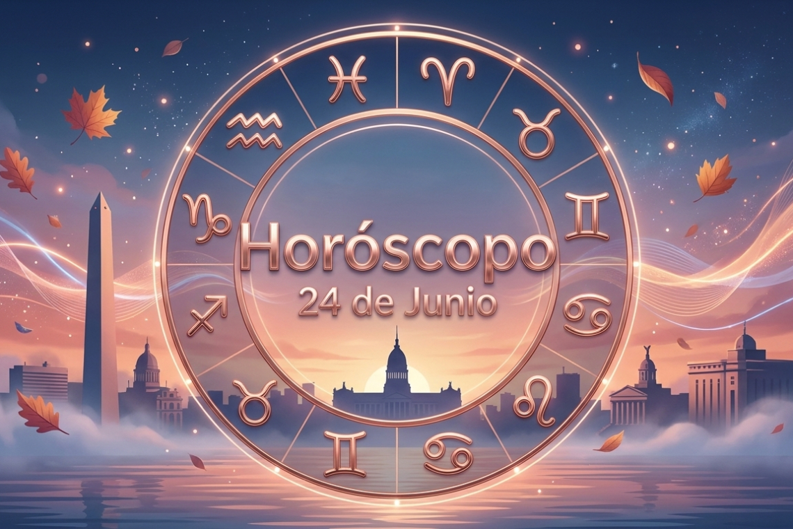 Horóscopo para hoy,  miércoles 24 de junio 2026: las predicciones para los 12 signos zodiacales avellaneda