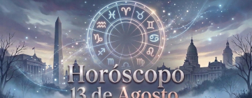 Horóscopo para hoy, jueves 13 de agosto 2026: las predicciones para los 12 signos zodiacales avellaneda