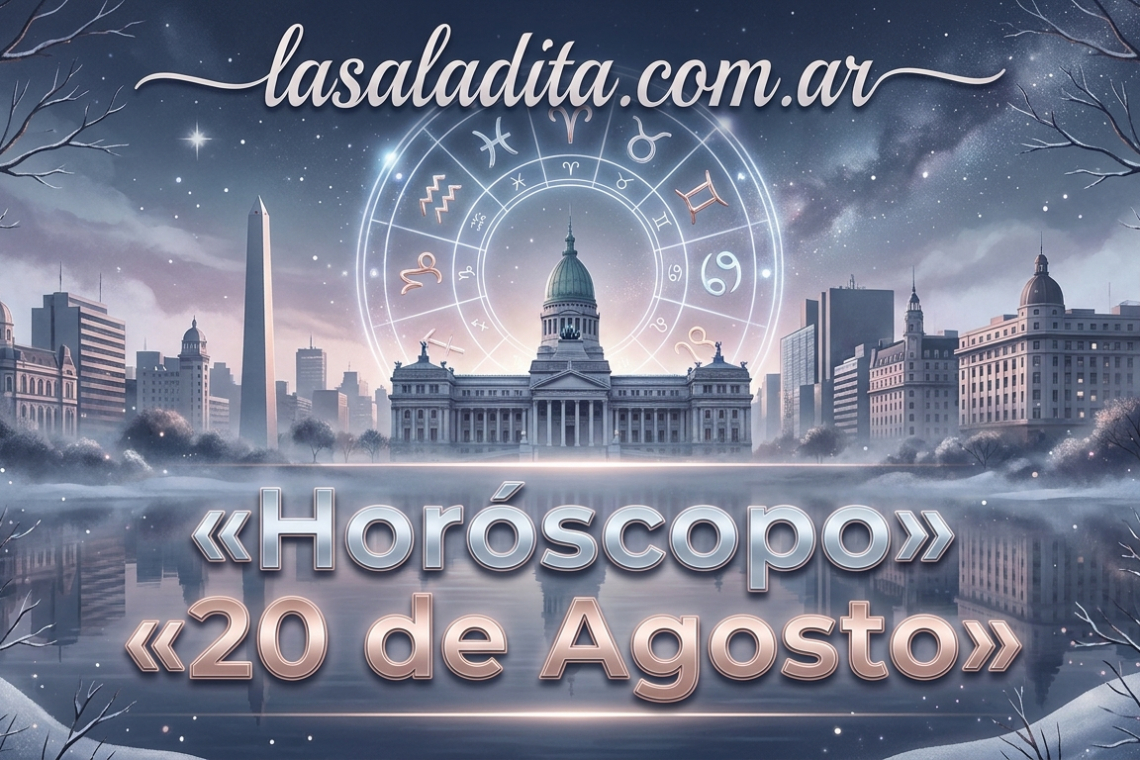 Horóscopo para hoy, jueves 20 de agosto 2026: las predicciones para los 12 signos zodiacales avellaneda